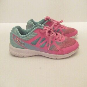 Fila Memory Finity 3RM00468-675 Pink Blue Lace Up Sneaker Shoes Size 1